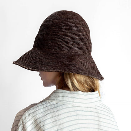 Janessa Leone Teagan Hat ~ Chocolate