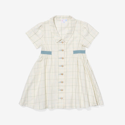 Oso & Me Shirt Dress ~ Seafoam Plaid