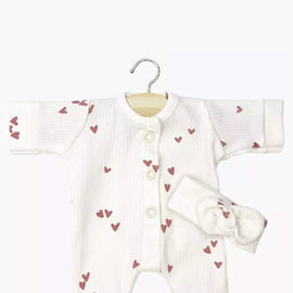 Minikane Lili Ribbed Heart Set with Headband
