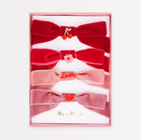 Meri Meri Valentine Velvet Bows with Charms