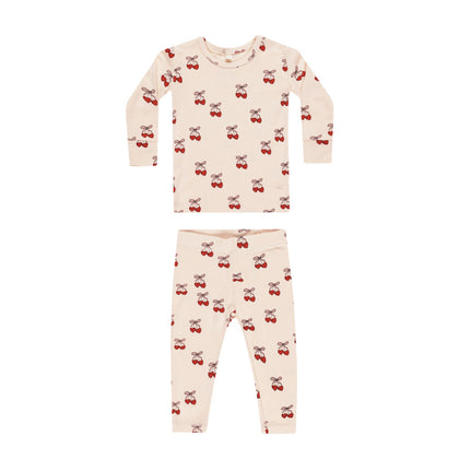 Quincy Mae Bamboo Pajama Set ~ Mon Amour