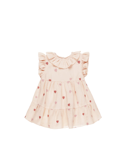 Quincy Mae Charlotte Dress ~ Heart Emb