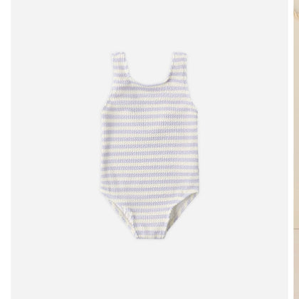 Rylee + Cru Moxie One-piece ~ Periwinkle Stripe