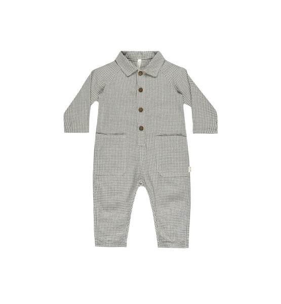 Rylee & Cru Baby Jumpsuit ~ Forest Gingham