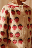 Konges Belou Knit Cardigan ~ Strawberry