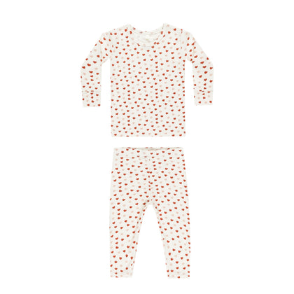 Quincy Mae Bamboo Pajama Set ~ Valentines