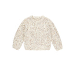 Rylee & Cru Cable Knit Sweater  ~ Natural Speckle