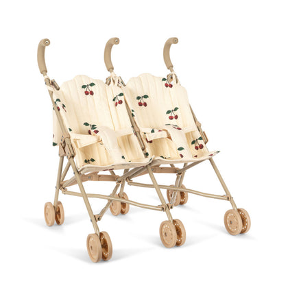 Konges Double Doll Stroller ~ Verona Blues