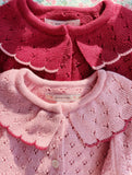 Konges Holiday Knit Cardigan ~ Mellow Rose