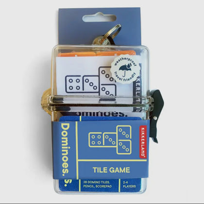 Kikkerland Travel Domino Game