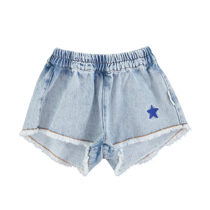 Piupiuchick Denim Shorts w/ Fringe