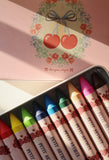 Konges Crayons Bees Wax 10 pcs - Cherry Bow