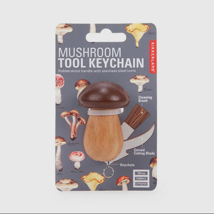 Kikkerland Design Inc - Mushroom Tool Keychain