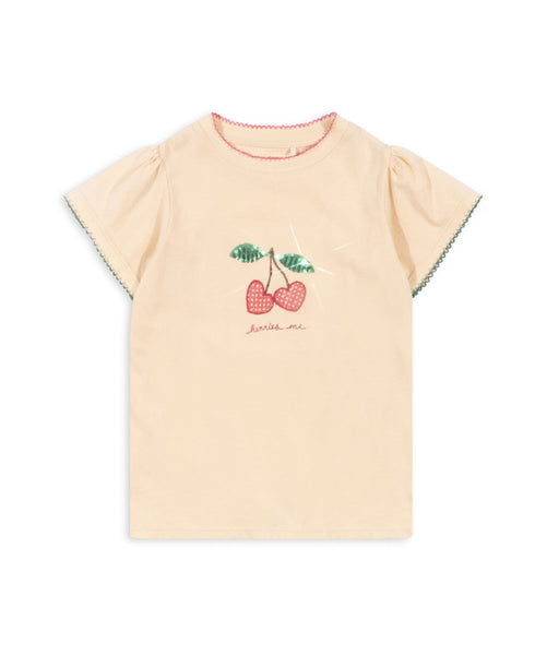 Konges Famo Puff Tee ~ Ecru