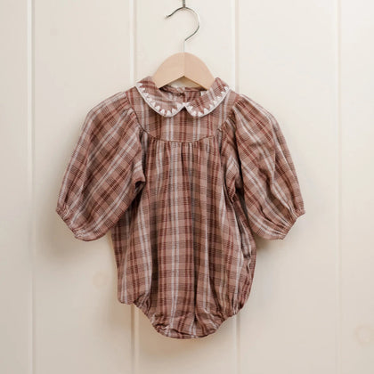 Rylee & Cru Heidi Romper ~ Autumn Plaid