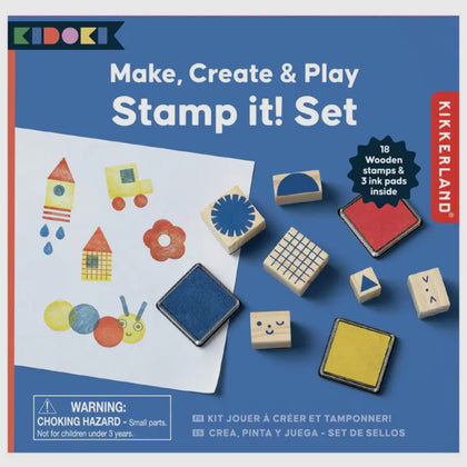 Kikkerland Design Inc - Play It Stamp Set