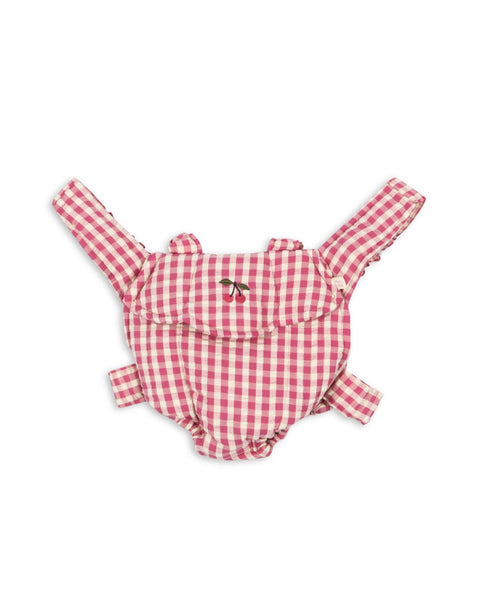 Konges Doll Carrier ~ Bubblegum Check