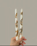 Hand Painted Candlesticks ~ Autumn