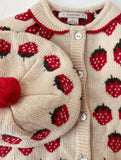 Konges Belou Knit Cardigan ~ Strawberry