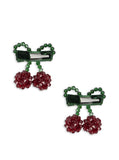 Konges Cherry Hair Clips ~ 2 pack