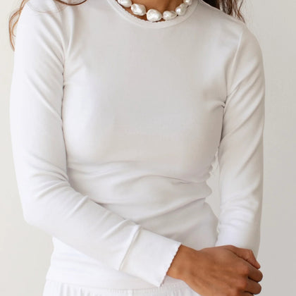 Donni Baby Rib Scallop ~ Powder