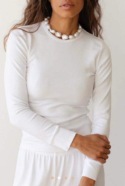 Donni Baby Rib Scallop ~ Powder