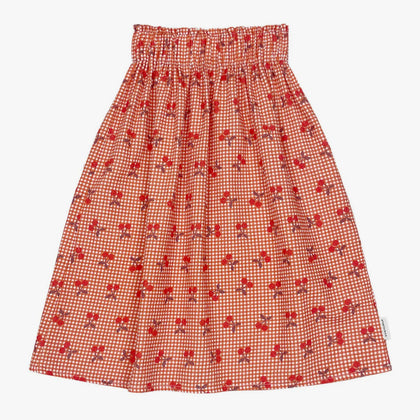 Piupiuchick Long Skirt ~ Red Check