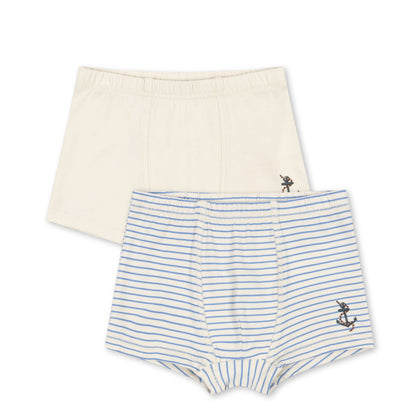 Konges Basic 2 Pack Boy Boxers ~ Stripe