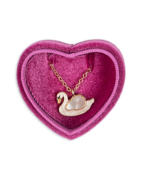 Konges Little Necklace Box ~ Swan