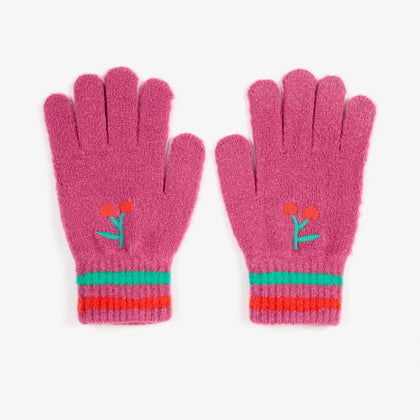 Bobo Choses Cherry Knitted Gloves