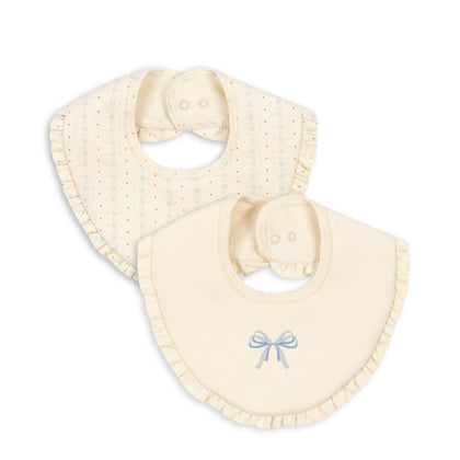 Konges 2 Pack Frill Bib ~ Fete de Fleur