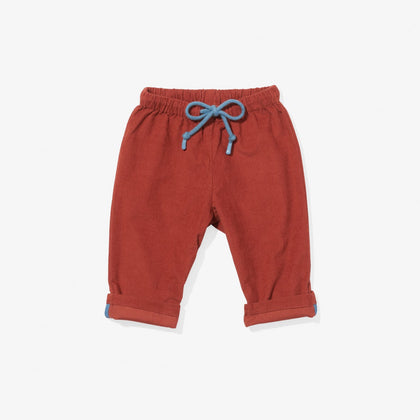 Oso & Me Baby Bowie Pant ~ Copper Corduroy