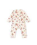 Konges Basic LS Newborn Onesie ~ Marmalade