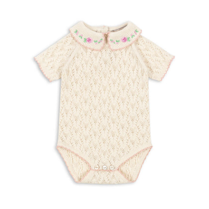 Konges Rosier Onesie ~ Cream