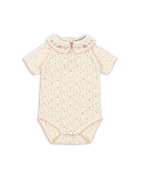 Konges Rosier Onesie ~ Cream