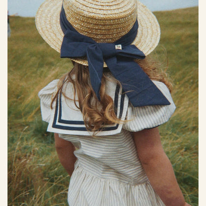 Konges Allie Sailor Hat ~ Navy Blazer