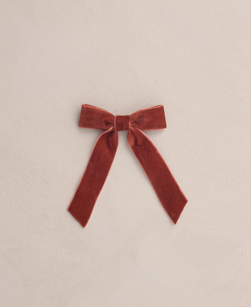 Noralee Velvet Bow, Ruby