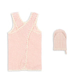 Konges Kids Frill Apron Set ~ Cherry Check