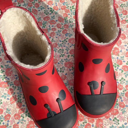 Konges Cinelle Rain Boot ~ Ladybug