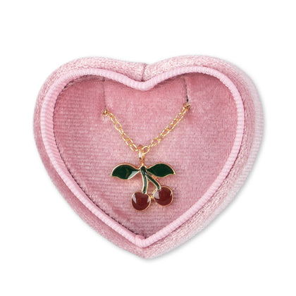 Konges Little Necklace Box ~ Cherry