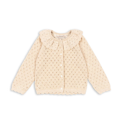 Konges Holiday Knit Cardigan ~ Buttercream