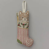 Coral & Tusk Kitty in Stocking Ornament