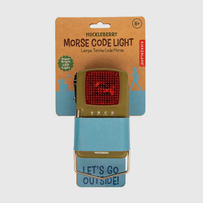 Kikkerland Design Inc - Huckleberry Morse Code Flashlight