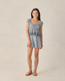 Rylee + Cru Teen Rylan Top ~ Marine Gingham