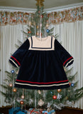 Konges Rocky Velvet Dress ~ Navy