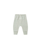 Quincy Mae Long Sleeve Tee & Striped Pant Set ~ Fern