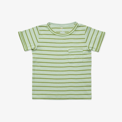 Oso & Me Willie T-shirt ~ Palm Stripe