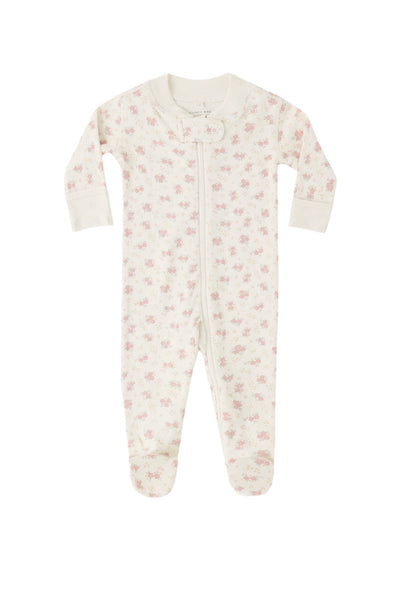 Quincy Mae Zip Long Sleeve Sleeper ~ Flower Fields
