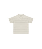 Rylee + Cru Knit Polo ~ Eucalyptus Stripe