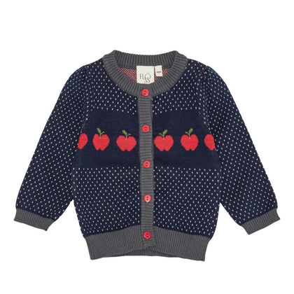 Floss Esther Cardigan ~ Navy Space Berry